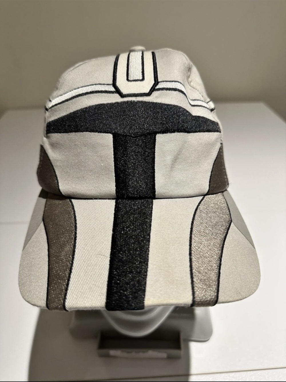 Star Wars White and Black Graphic Helmet Cap